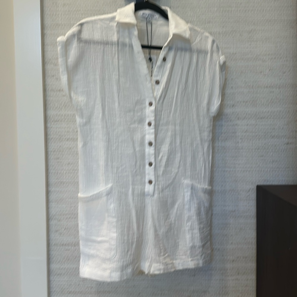 Miou muse white romper